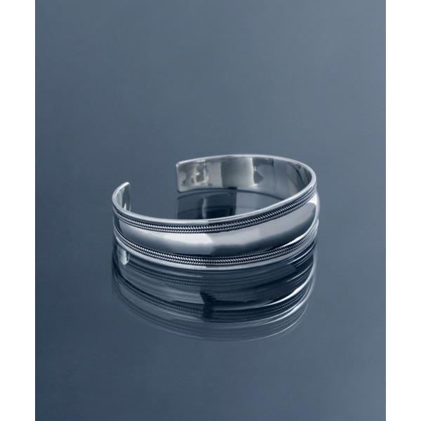 バングル 「YArKA/ヤーカ」central bulge flat chain design ba...