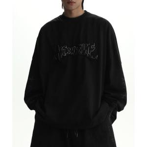 MASONPRINCE tシャツ オーバーサイズ ヴィンテージ加工 ロックプリント