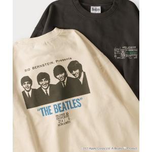 スウェット メンズ 「THE BEATLES」チケットデザイン＆フォトプリントスウェット/バックプリント/ビッグシルエット