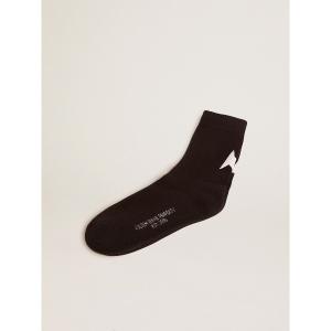 靴下 SOCKS LOW RIB/ BACK STAR POLY PRINTED COTTON BLEND メンズ レディース