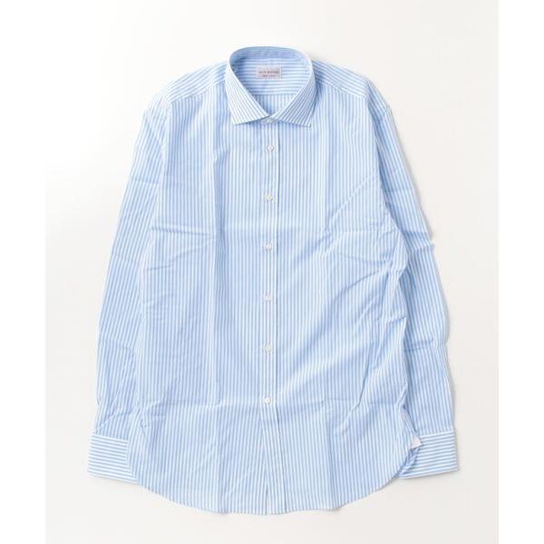 シャツ GUY ROVER / ロンドンストライプ セミワイドカラーシャツ メンズ