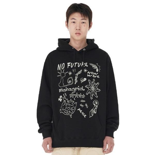 パーカー 「mahagrid/マハグリッド」NO FUTURE HOODIE/ノーフューチャー フー...