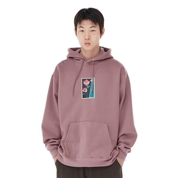 パーカー 「mahagrid/マハグリッド」TWO ROSE HOODIE/フラワーデザイン プルオ...