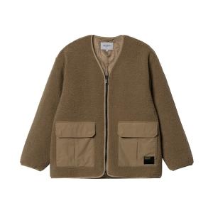 メンズ ジャケット ノーカラージャケット Carhartt WIP/カーハートダブリューアイピー DEVIN LINER パイル生地 保温 I0322｜zozo