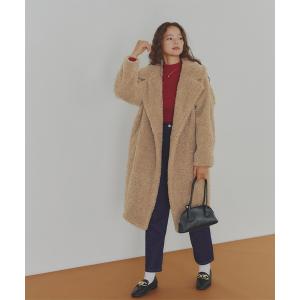 ダウンコート ダウンジャケット カールボアロングコート レディース