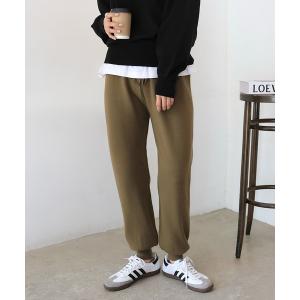 パンツ ストレッチジョガーニットパンツ