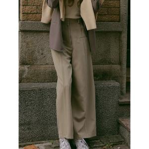 パンツ ハイライズワイドパンツ レディース