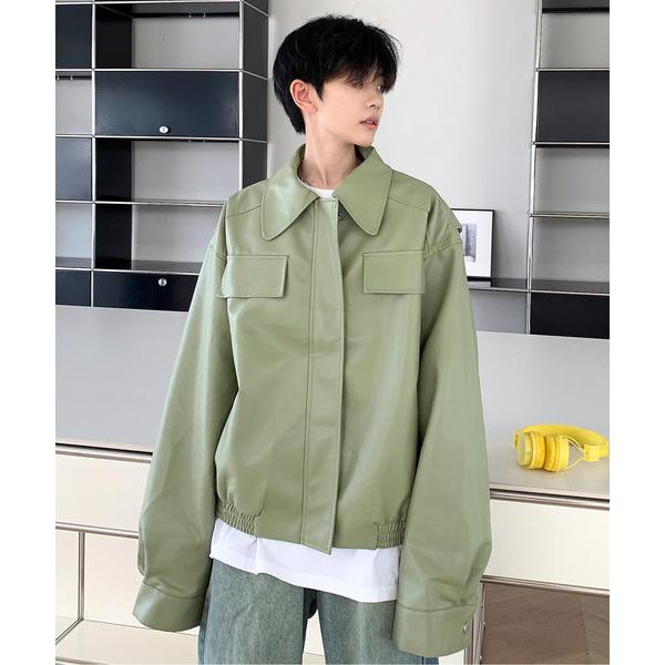 ブルゾン アウター 「neos -addictive design-」ルーズ ボックスシルエット シ...