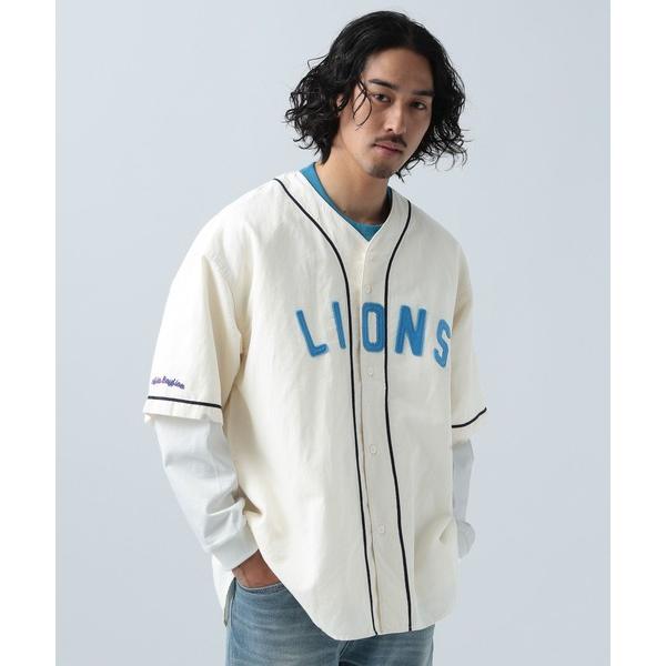 メンズ 「BAYFLOW」 半袖シャツ LARGE ホワイト