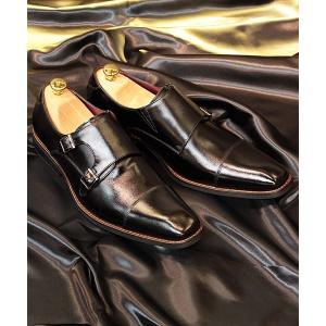 ビジネスシューズ ZINC / ダブルモンクベルトシューズ（5865）