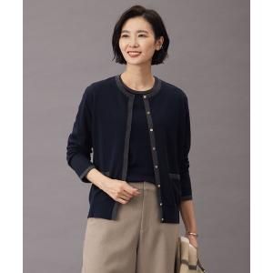 J.PRESS（J.プレス） アンサンブル 「洗える」トリムツイン ニット