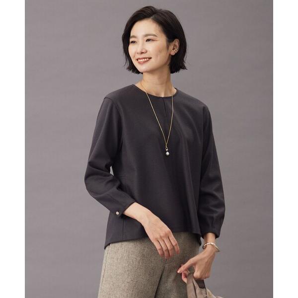tシャツ ウールスムース ペプラム カットソー レディース