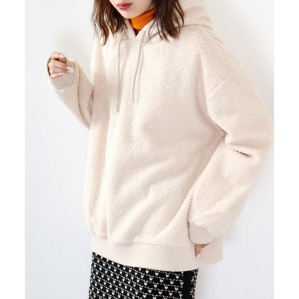 パーカー プードルボア オーバーサイズ プルオーバーパーカー メンズ レディース