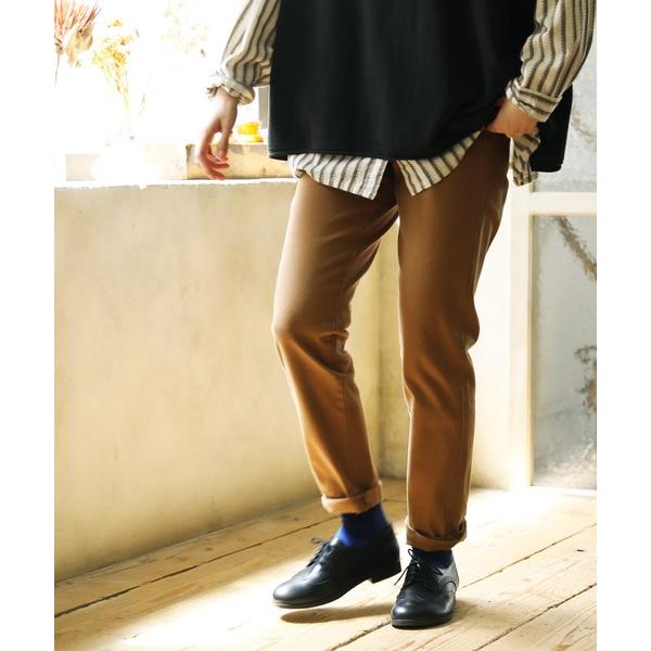 ジーンズ デニム デニムパンツ 「レギュラー丈」「デニムじゃない」ゆったりデニレギ レディース