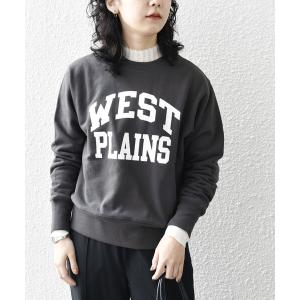 スウェット 「SHIPS any別注」THE KNiTS:「洗濯機可能」カレッジ ロゴ スウェット レディース