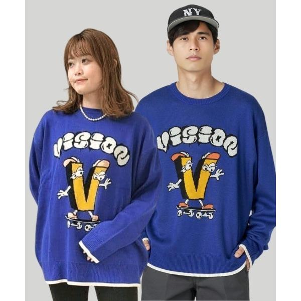 セーター ニット 「VISION STREET」別注ジャカードニット メンズ レディース