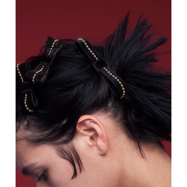 ヘアクリップ 「IRIS 47」velvet barrette HB80