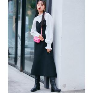 ワンピース レディース 「VIS DRESS」バックリボンドッキングマーメイドワンピース｜zozo