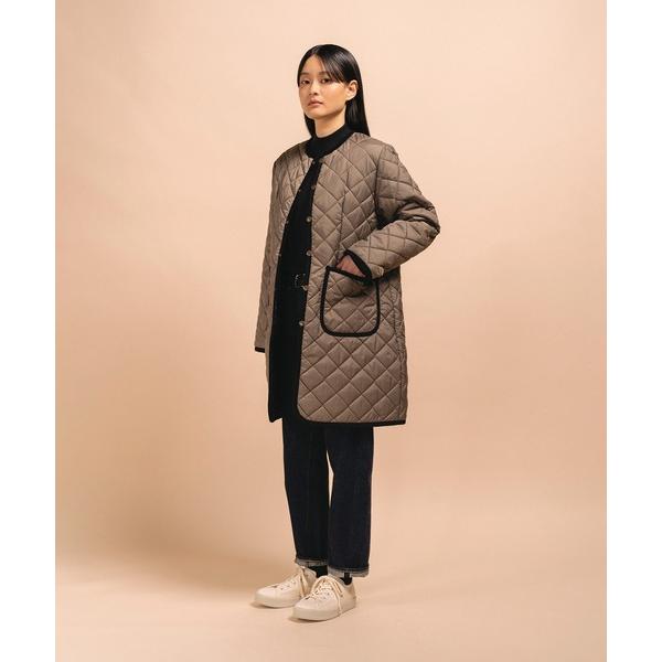 ジャケット ノーカラージャケット レディース CREW NECK COAT WOMENS / クルー...