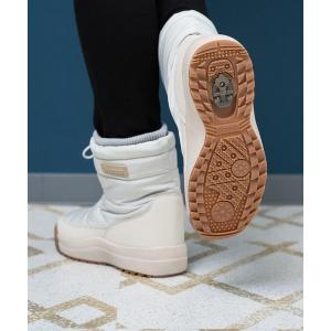 ブーツ moz(モズ)防水・防滑(スパイク付き) ダウンスノーブーツ レディース