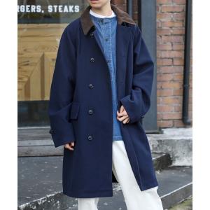 ステンカラーコート メンズ men's FUDGE 掲載アイテム！「MAISON CLUB」vintage archive coat