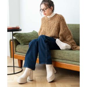 ブーツ WEGO/ストーム付きストレッチショートブーツ