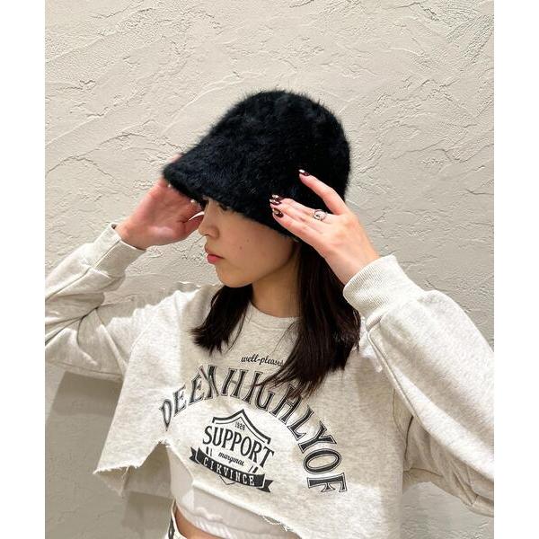 帽子 ハット シャギーチューリップハット レディース