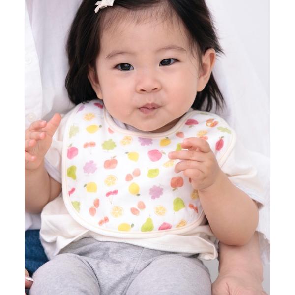 スタイ よだれかけ COCOWALK:スタイ(リボンチョウチョ)