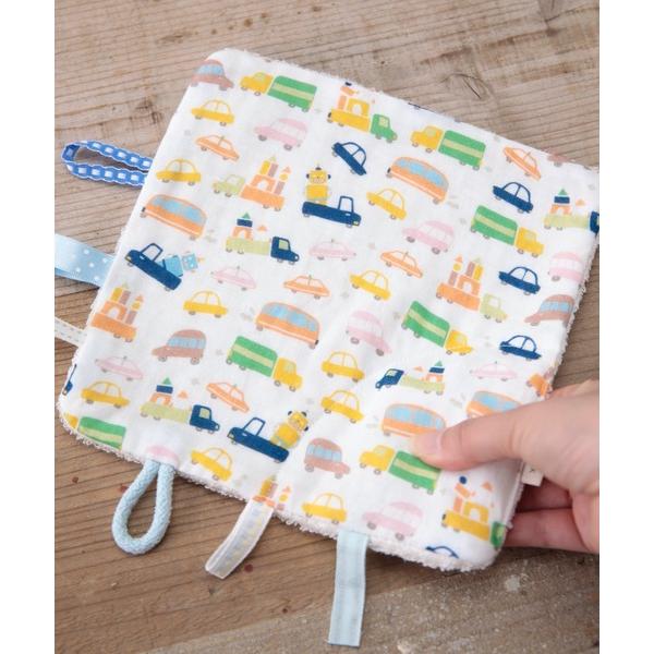 ハンカチ COCOWALK:ニギニギハンカチ(カーランド) キッズ 子供 男の子 女の子