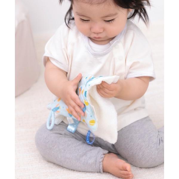 ハンカチ COCOWALK:ニギニギハンカチ(スペースワールド) キッズ 子供 男の子 女の子