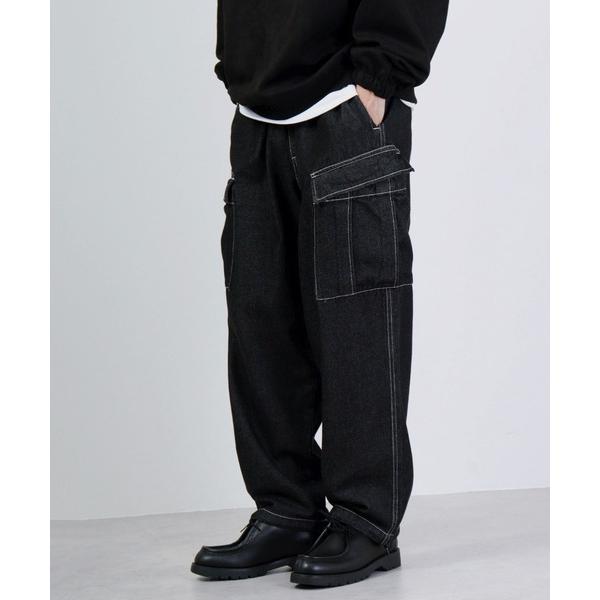 ジーンズ 12oz デニム イージーカーゴパンツ セットアップ対応 メンズ レディース