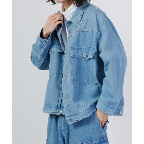 デニムジャケット gジャン 12oz デニム BIG Gジャン セットアップ対応 メンズ レディース