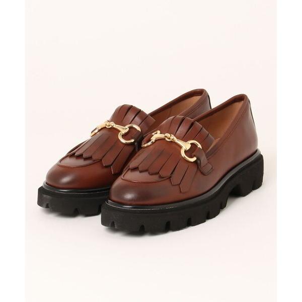 ローファー 「INTER-CHAUSSURES」ラウンドトウキルトビットローファー(I31652) ...