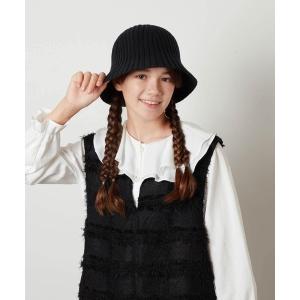 ヒステリックミニ 耳付きハット HYSTERIC MINI（ヒステリックミニ） 帽子 ハット ニットバケットハット