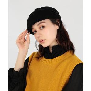 EMPORIO ARMANI 帽子 ベレー帽 「エンポリオ アルマーニ」バイザー付き