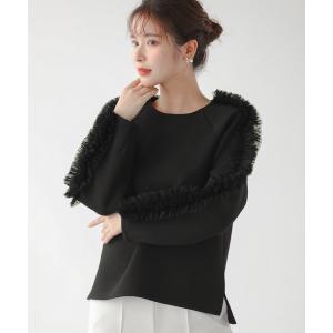 Fit more（フィットモア） ベスト ジレ パールボタンペプラムジレ