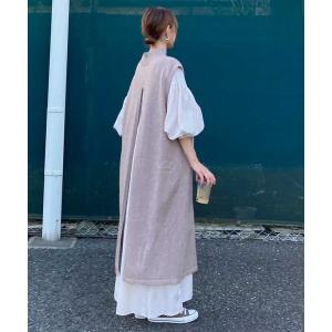 ワンピース CORNERS by KR 2wayハイネックスリットニットワンピ