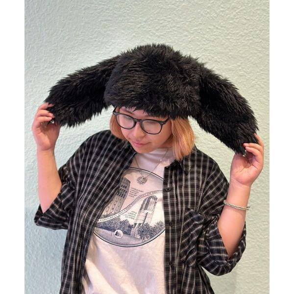 うさみみファー帽子 レディース