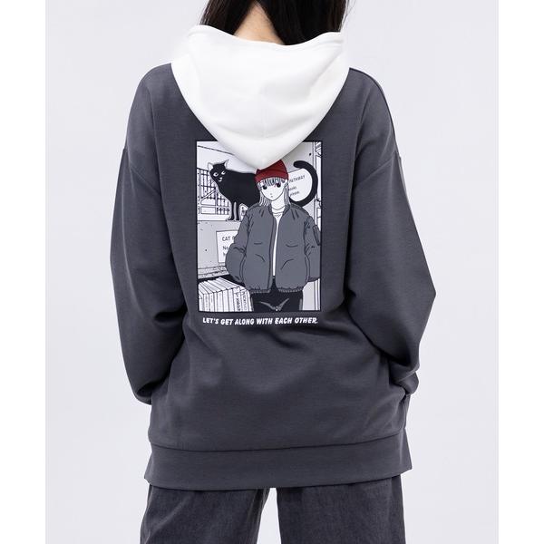 パーカー 「a-r」「Red Cap Girl/レッドキャップガール」シルクタッチダンボールニット ...