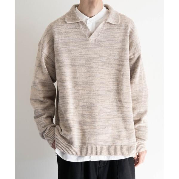 セーター ニット 「EDDEN ELLEN」マーブル柄スキッパーニット メンズ レディース