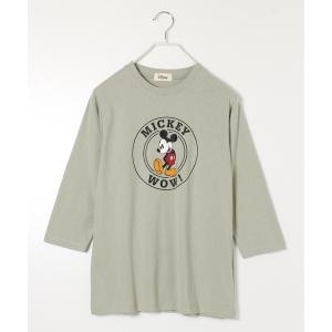 tシャツ Tシャツ レディース 「DISNEY/ディズニー」Mickey Mouse　7分袖Tシャツ｜zozo