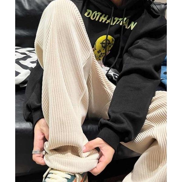 パンツ 「裏起毛」コーデュロイパラシュートパンツ メンズ レディース