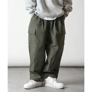 カーゴパンツ 「ZIP FIVE」ポリテック 撥水 ストレッチ バルーン バギー カーゴパンツ メンズ レディース