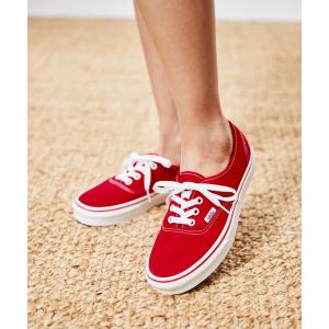 スニーカー VANS ヴァンズ AUTHENTIC* オーセンティック VN-0EE3RED RED メンズ レディース