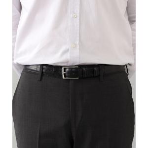 ベルト Felisi × BEAMS F / 別注 クロコスタンプレザー ベルト メンズ