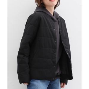 ジャケット ブルゾン ノーカラーライトブルゾン レディース