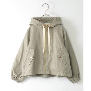 マウンテンパーカー アウター サテンフレアマウンテンパーカー（120~160cm） キッズ 子供服 女の子