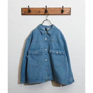 デニムジャケット gジャン 12oz デニム 両胸ポケット ビッグGジャン メンズ レディース
