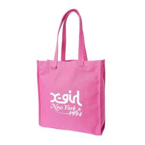 トートバッグ バッグ レディース X-girl NEW YORK CANVAS TOTE BAG