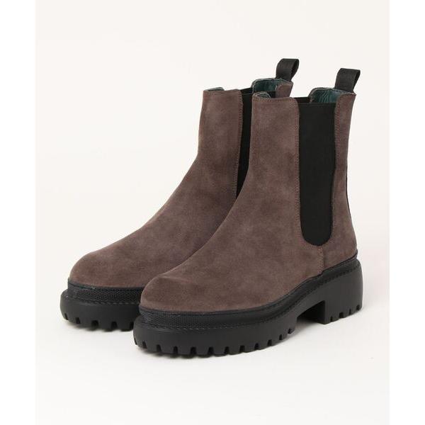 ブーツ 「DI FRANCO」トラックソールサイドゴアブーツ(E3084R) レディース